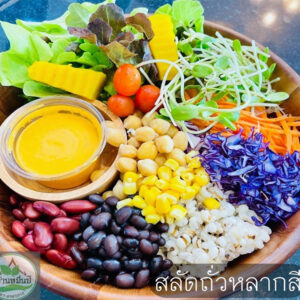 สลัดถั่วหลากสี